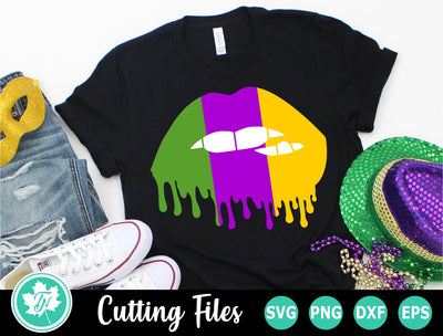 Mardi Gras SVG | Mardi Gras Lips SVG SVG TrueNorthImagesCA 