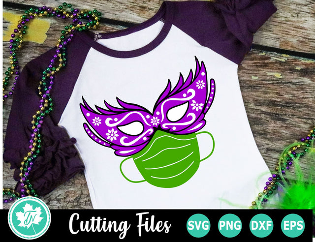 Mardi Gras SVG | Mardi Gras Mask SVG | Quarantine SVG SVG TrueNorthImagesCA 