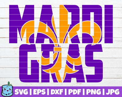 Mardi Gras SVG MintyMarshmallows 