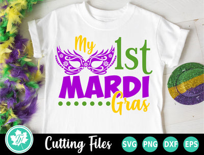 Mardi Gras SVG | My First Mardi Gras SVG 2 SVG TrueNorthImagesCA 
