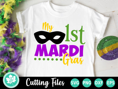 Mardi Gras SVG | My First Mardi Gras SVG SVG TrueNorthImagesCA 