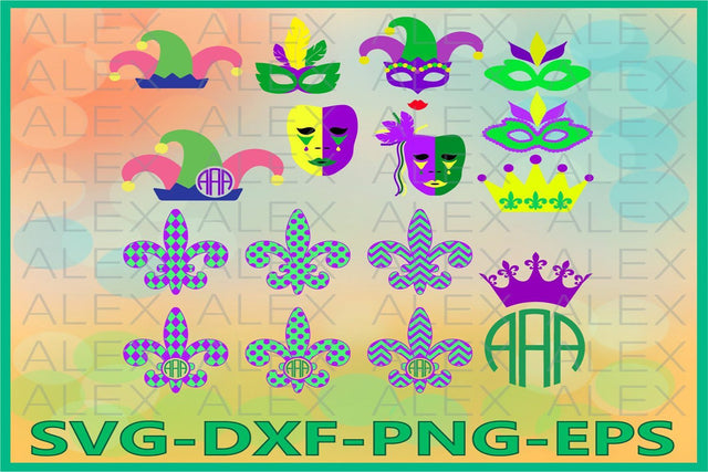 Mardi Gras SVG SVG AlexSVGStudio 