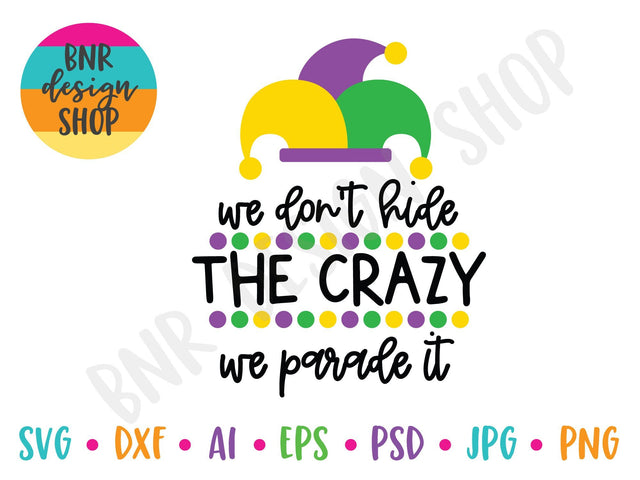 Mardi Gras SVG SVG BNRDesignShop 