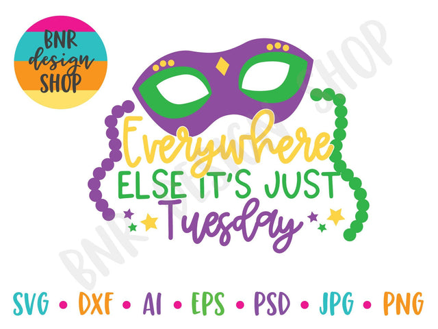 Mardi Gras SVG SVG BNRDesignShop 