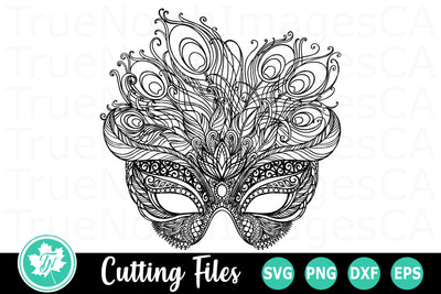 Mardi Gras SVG | Zentangle SVG | Mask SVG SVG TrueNorthImagesCA 