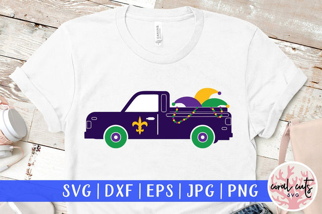 Mardi Gras Truck - Mardi Gras SVG EPS DXF PNG SVG CoralCutsSVG 