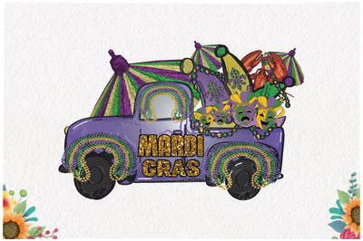 Mardi Gras Truck Sublimation Sublimation Jagonath Roy 