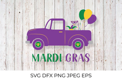 Mardi Gras truck SVG LaBelezoka 