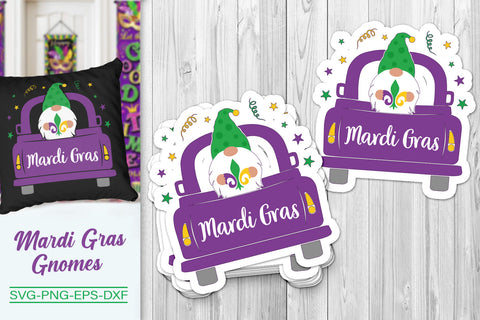 Mardi Gras Truck Svg, Mardi Gras Gnome SVG SvgMonkeys 
