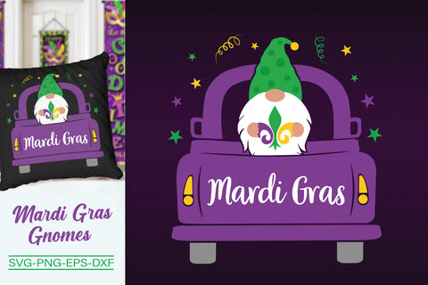 Mardi Gras Truck Svg, Mardi Gras Gnome SVG SvgMonkeys 