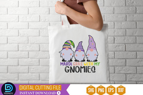 Mardi gras with my gnomies SVG SVG DESIGNISTIC 