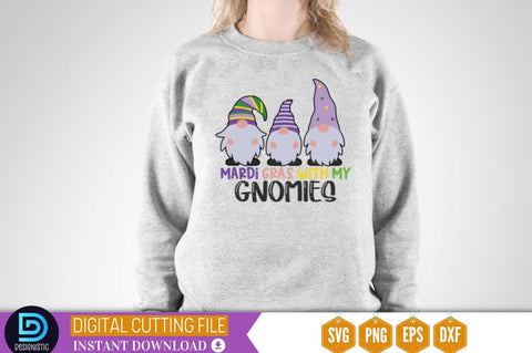Mardi gras with my gnomies SVG SVG DESIGNISTIC 