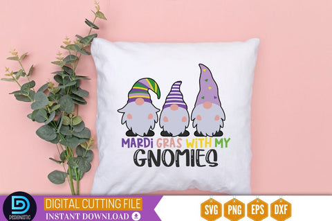 Mardi gras with my gnomies SVG SVG DESIGNISTIC 