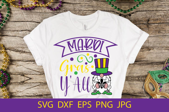 Mardi Gras Y'All SVG, funny Mardi Gras SVG Free For Commercial Use SVG Sintegra 