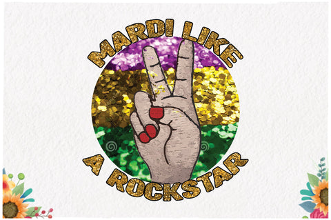 Mardi Like a Rockstar Sublimation Sublimation Jagonath Roy 