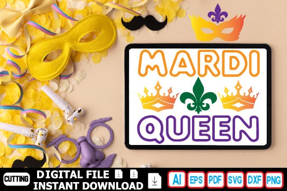 Mardi Queen SVG Craftlabsvg24 