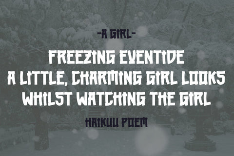 MAREKA - Japanese style font Font twinletter 