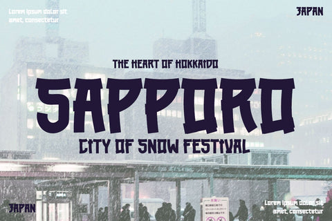 MAREKA - Japanese style font Font twinletter 