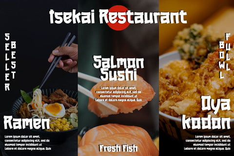 MAREKA - Japanese style font Font twinletter 