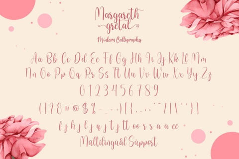 Margareth Gretal Font yumnatype 