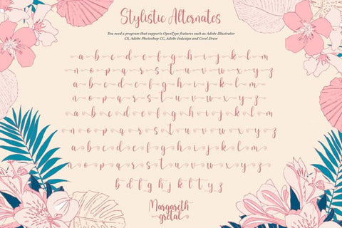 Margareth Gretal Font yumnatype 
