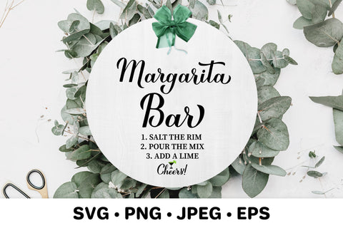 Margarita Bar SVG. Wedding bar sign. Party decorations SVG LaBelezoka 
