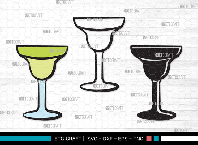 Margarita Glass SVG Cut File | Martini Glass Svg | Summer Svg | Wine Glass Svg | Lime Svg | Margarita Glass Clipart SVG ETC Craft 