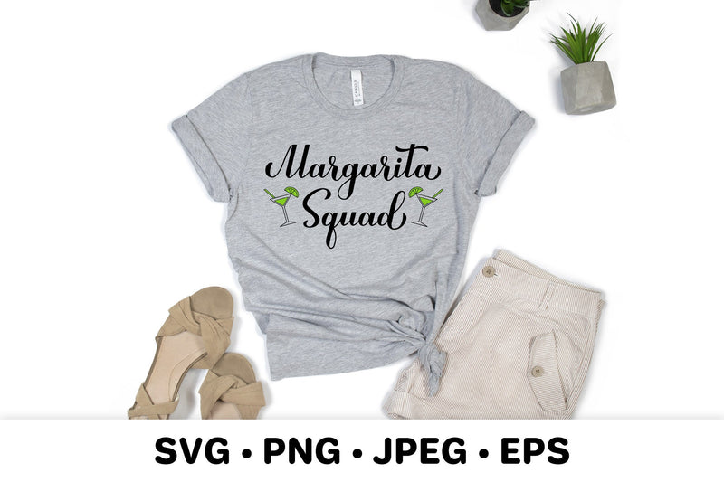 Margarita squad SVG. Funny alcohol quote SVG LaBelezoka 