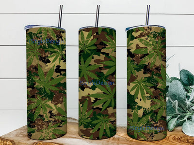Marijuana 20oz Tumbler Png, Cannabis Tumbler Design, Marijuana Camo Tumbler Wrap, Camoflauge Weed Sublimation Design, Digital Download Sublimation iStyleDesign 