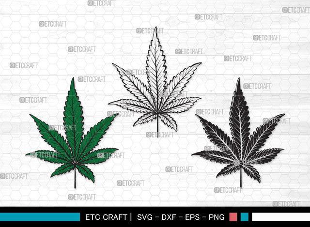 Marijuana Leaf SVG | Cannabis Svg | Weed Leaf Svg | Pot Leaf Svg | Smoke Svg | Marijuana Leaf Clipart SVG ETC Craft 