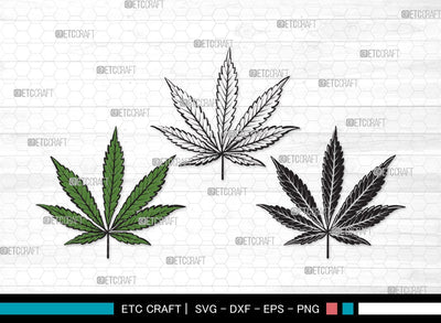 Marijuana Leaf SVG | Cannabis Svg | Weed Leaf Svg | Pot Leaf Svg | Smoke Svg | Marijuana Leaf Clipart SVG ETC Craft 