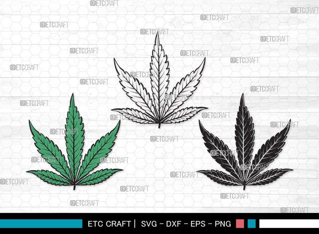 Marijuana Leaf SVG | Cannabis Svg | Weed Leaf Svg | Pot Leaf Svg | Smoke Svg | Marijuana Leaf Clipart SVG ETC Craft 