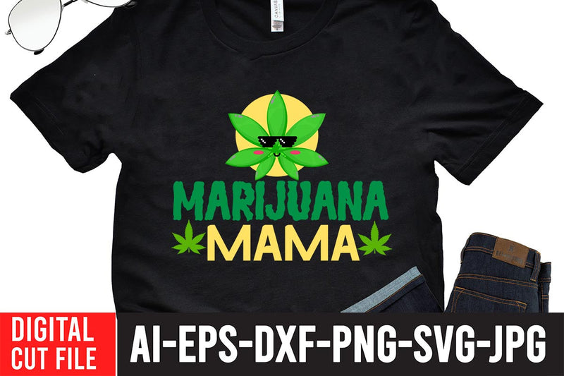 Marijuana Mama SVG Cut File SVG BlackCatsMedia 