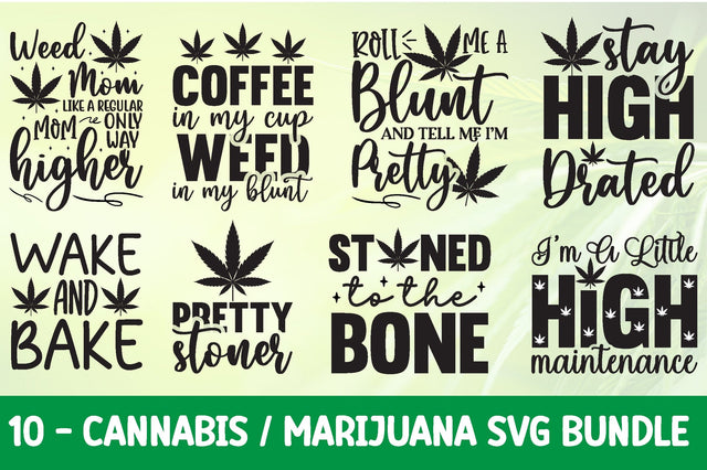 marijuana Svg bundle SVG buydesign 