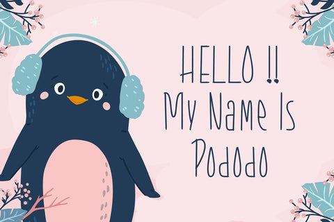 Marine Pinguin Font nearzz 