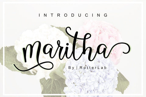 Maritha Script Font Rotterlab studio 