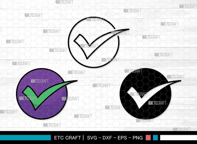 Mark In Box Icons Color, Mark In Box Svg, Check Mark Svg, Marks In Boxs, Check Box, Mark In Box Bundle, Icon Bundle, Svg Cut File, Dxf, Eps, Png, SVG ETC Craft 