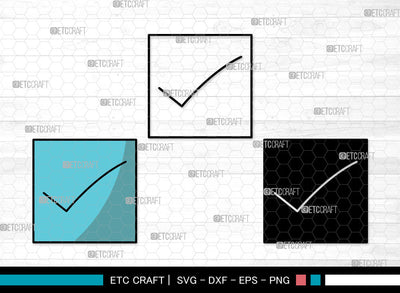 Mark In Box Icons Color, Mark In Box Svg, Check Mark Svg, Marks In Boxs, Check Box, Mark In Box Bundle, Icon Bundle, Svg Cut File, Dxf, Eps, Png, SVG ETC Craft 