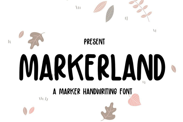 Markerland Font JH-CreativeFont 