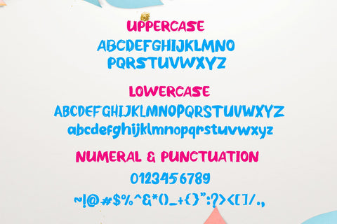 Markers Font letterbeary 