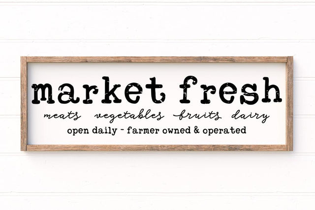 Market Fresh - Distressed SVG SVG So Fontsy Design Shop 