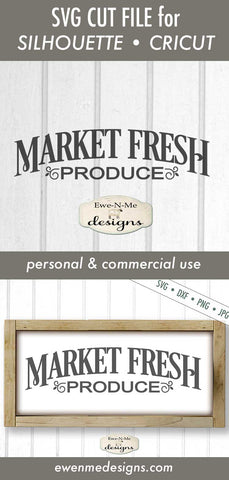 Market Fresh Produce - SVG SVG Ewe-N-Me Designs 