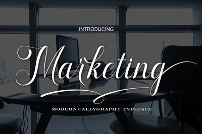 Marketing Font arwah studio 