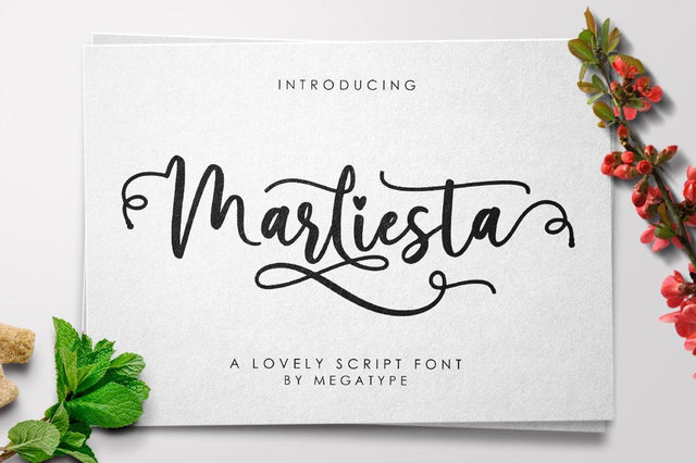 Marliesta Script Font Font Megatype 