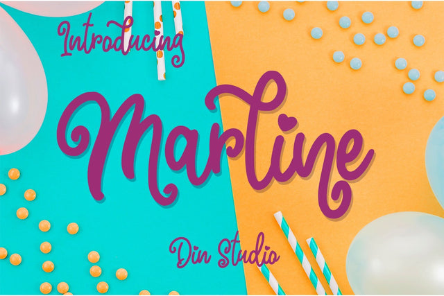 Marline Script Font Din Studio