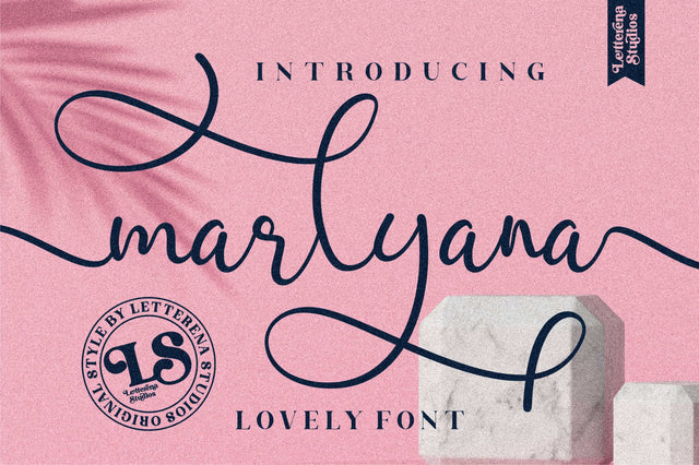 marlyana Font Letterena Studios 