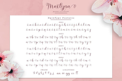 Marlyna Script Font yumnatype 