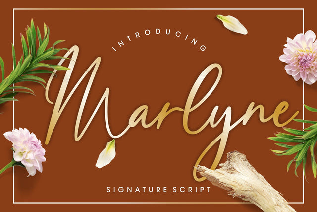 Marlyne Signature Script Font Creatype Studio 