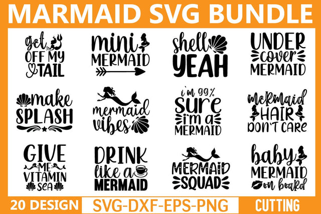 Marmaid Svg Bundle SVG md faruk hossain 