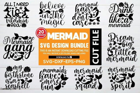 marmaid svg bundle vol 4 SVG buydesign 